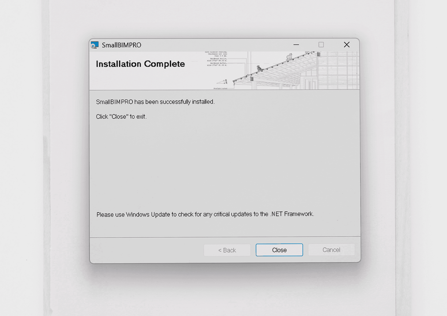 Installation complete