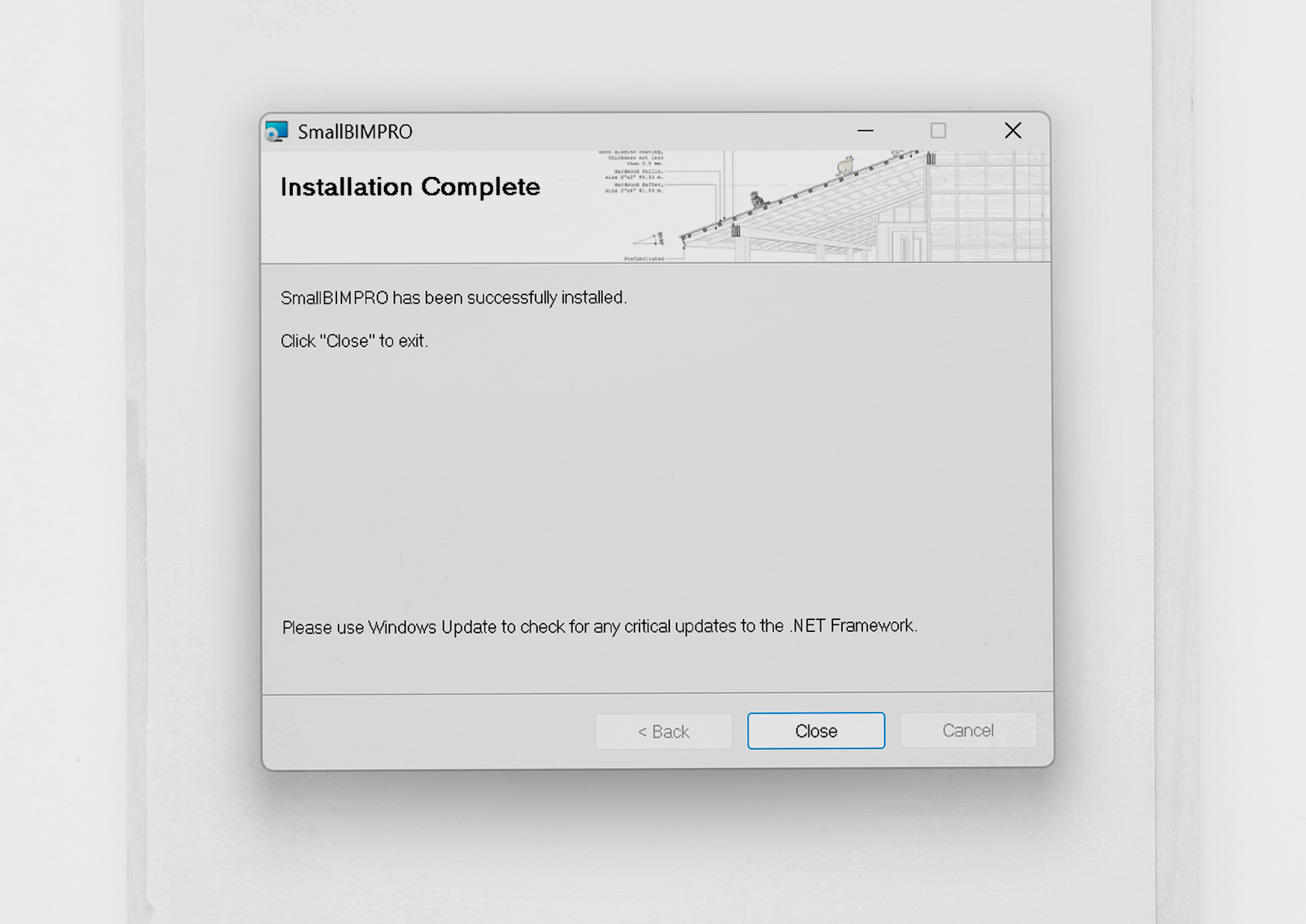 ติดตั้งเสร็จสิ้น